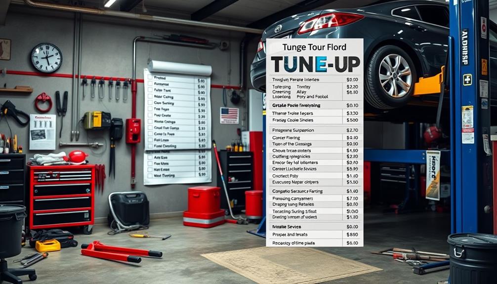 car tune up cost breakdown