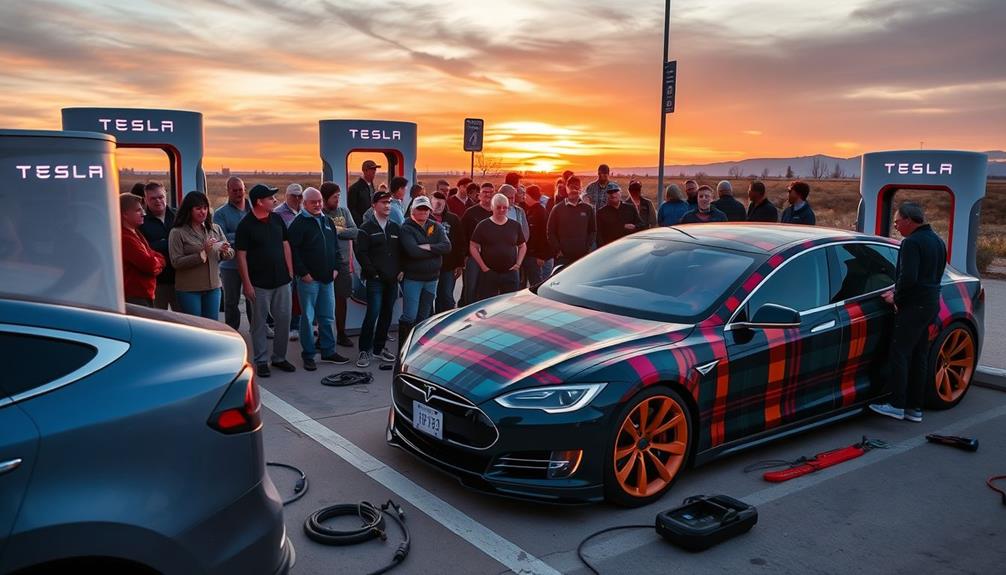 connecting with tesla enthusiasts