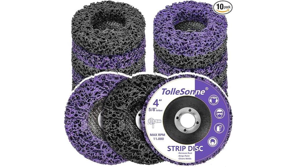 angle grinder strip discs