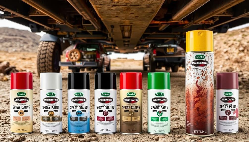 choosing undercoating spray paints