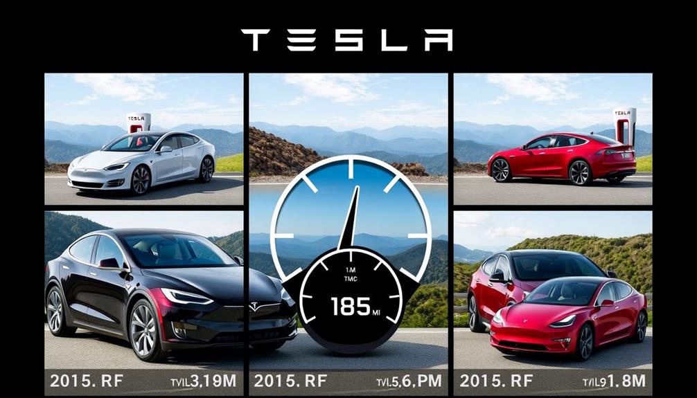 comparing model specific ranges