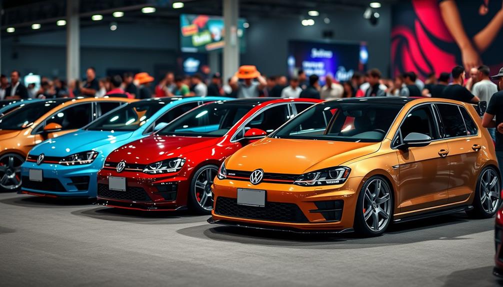 customized volkswagen golf visuals