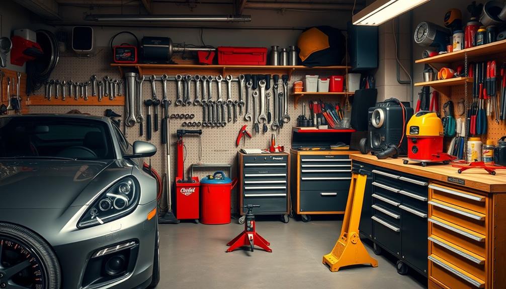 essential garage automotive tools