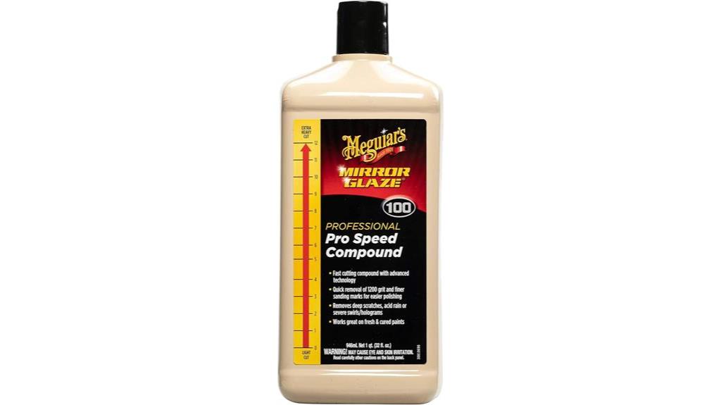 fast cutting car polish compound