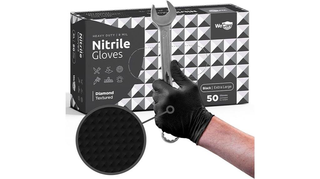 heavy duty nitrile gloves