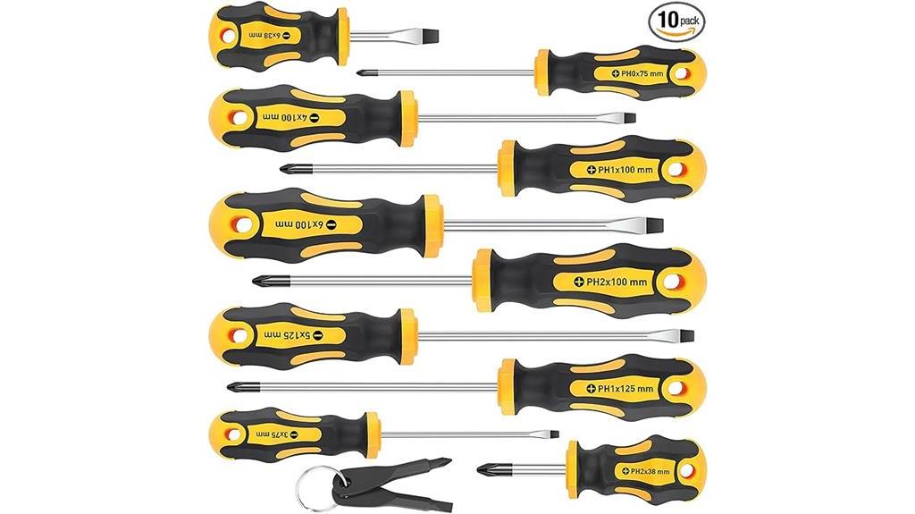 magnetic screwdrivers set 10 piece