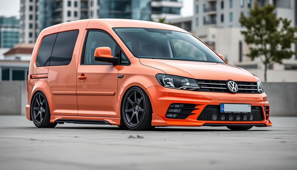 powerful stylish volkswagen caddy