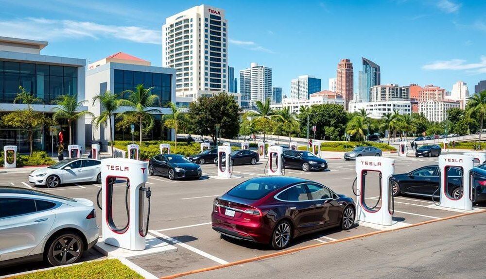 tesla charging location guide