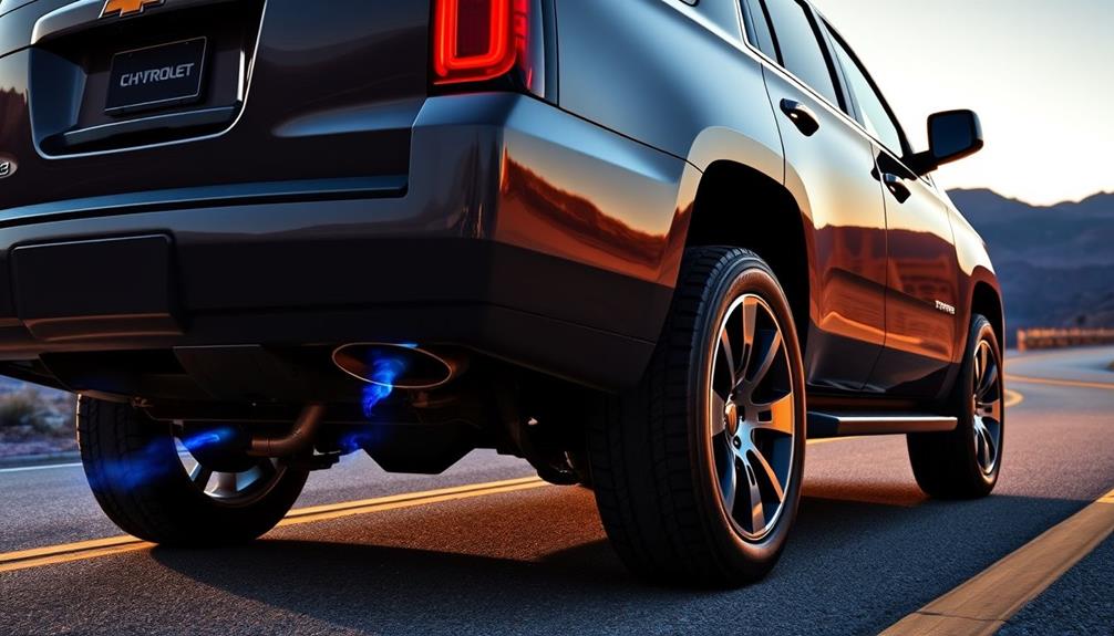 upgraded exhaust performance features