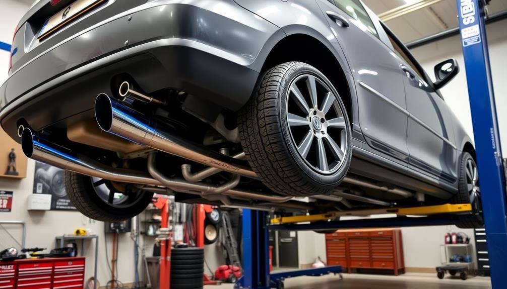 upgraded exhaust system components