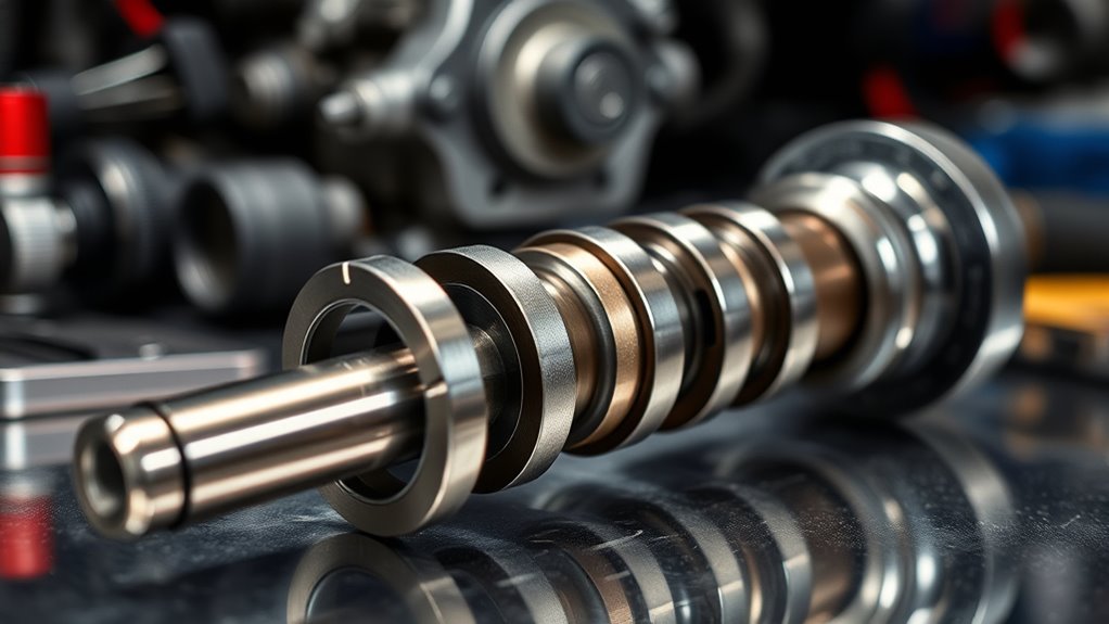camshaft controls valve timing