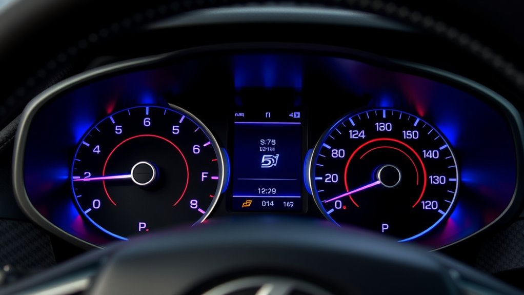 custom lexus gauge cluster construction