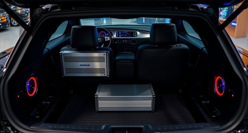 dodge charger audio setup