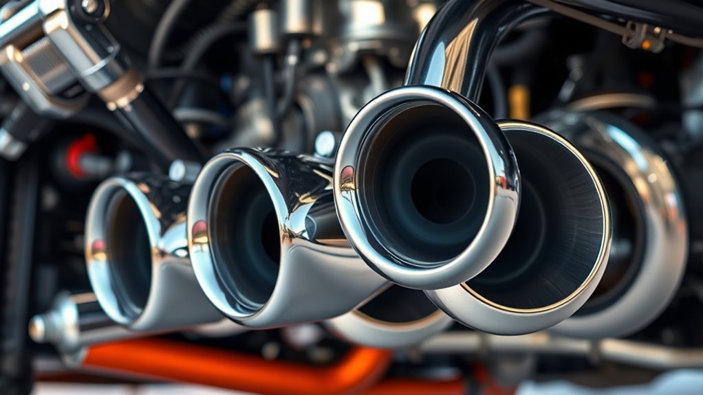 engine type shapes exhaust sound