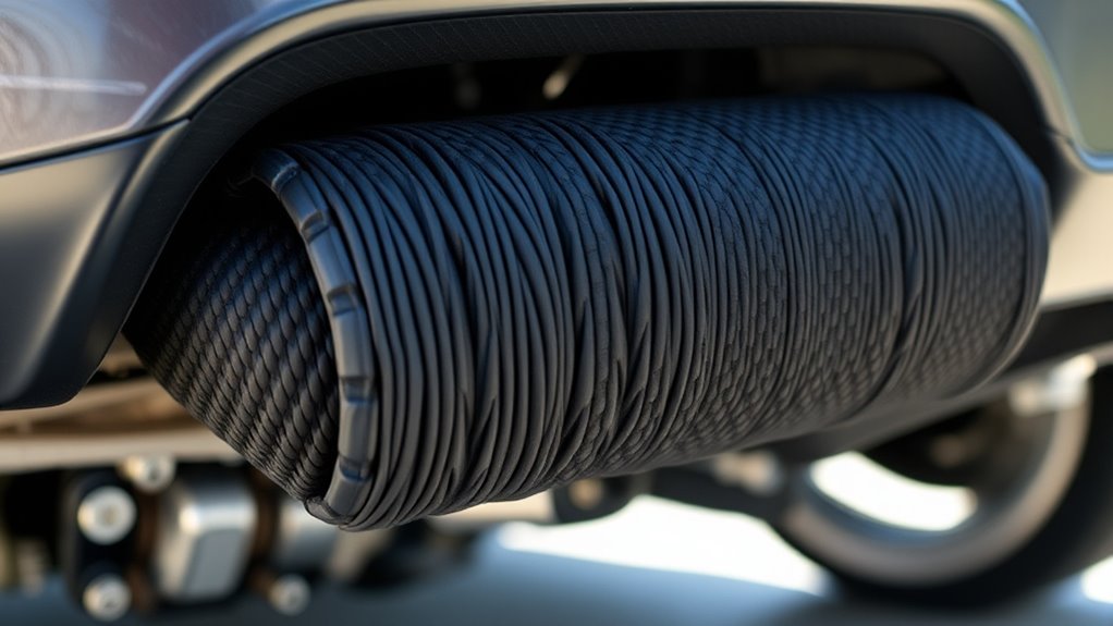 exhaust noise and vibration reduction