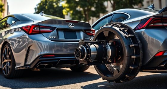lexus f series differentials