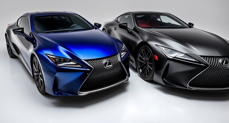 lexus rc lc vinyl wraps