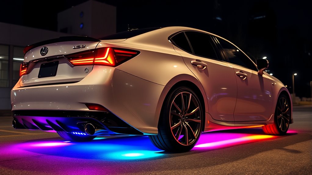lexus underglow lighting options