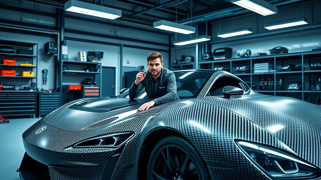 lightweight carbon fiber components
