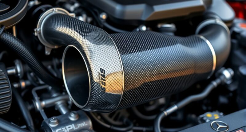 mercedes cla a class exhaust wrap