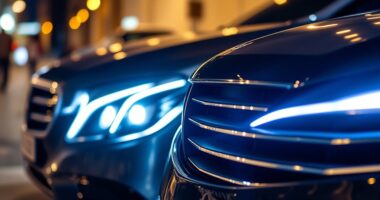 mercedes led headlight upgrades