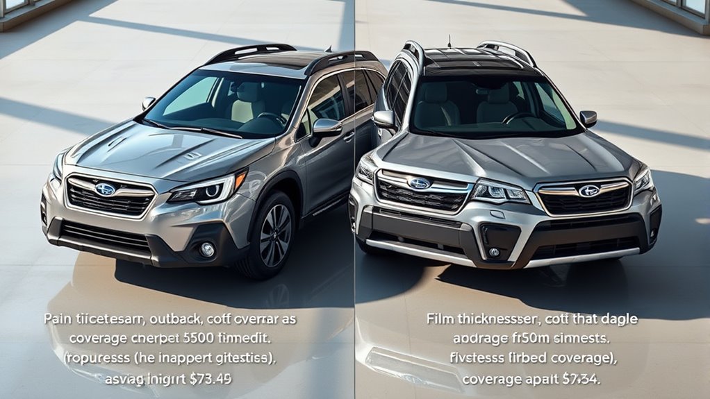 paint protection film comparison