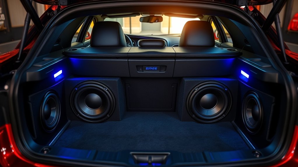 rear deck subwoofer upgrade