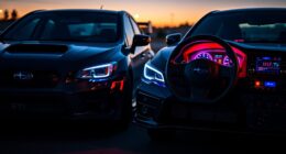subaru sti impreza shift lights