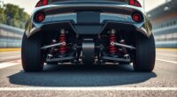 tuned car suspension setup
