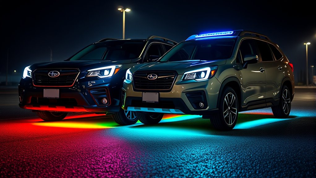 various vehicle lighting options
