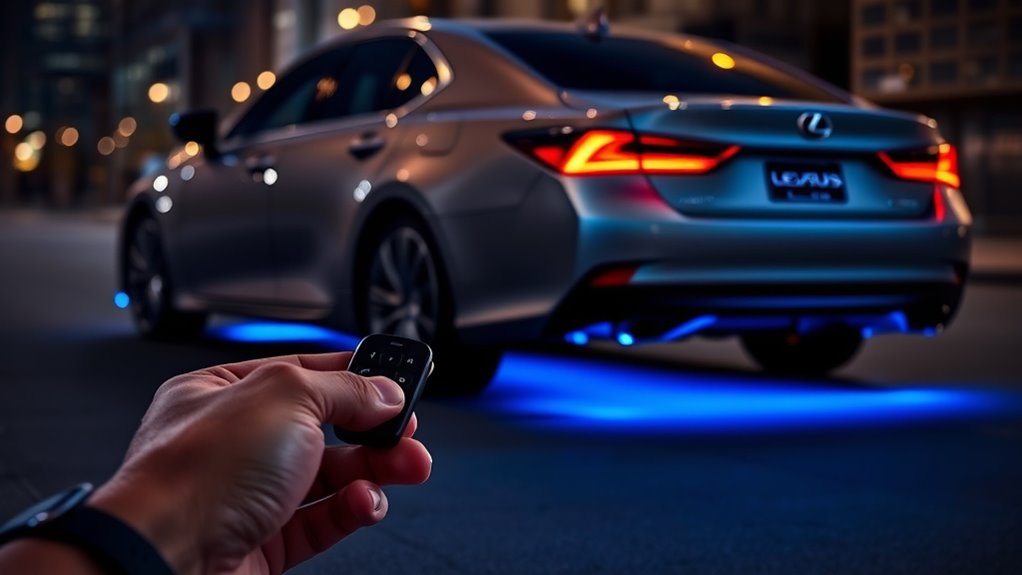 wireless underbody light control