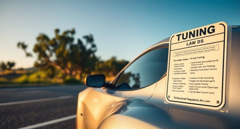 australian vehicle tuning regulations
