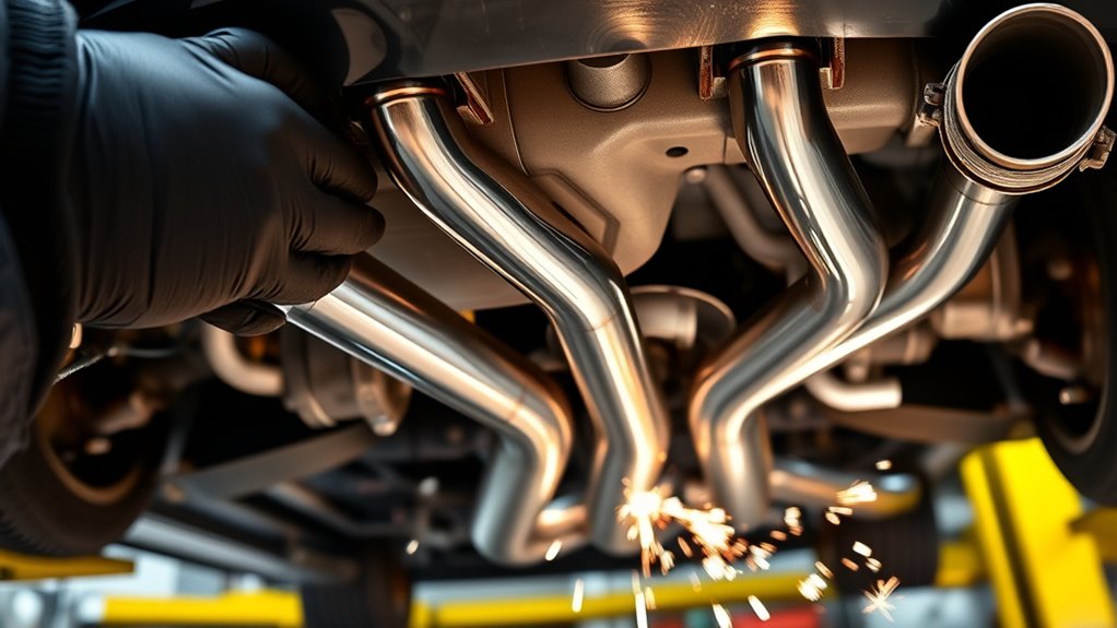 exhaust installation step by step