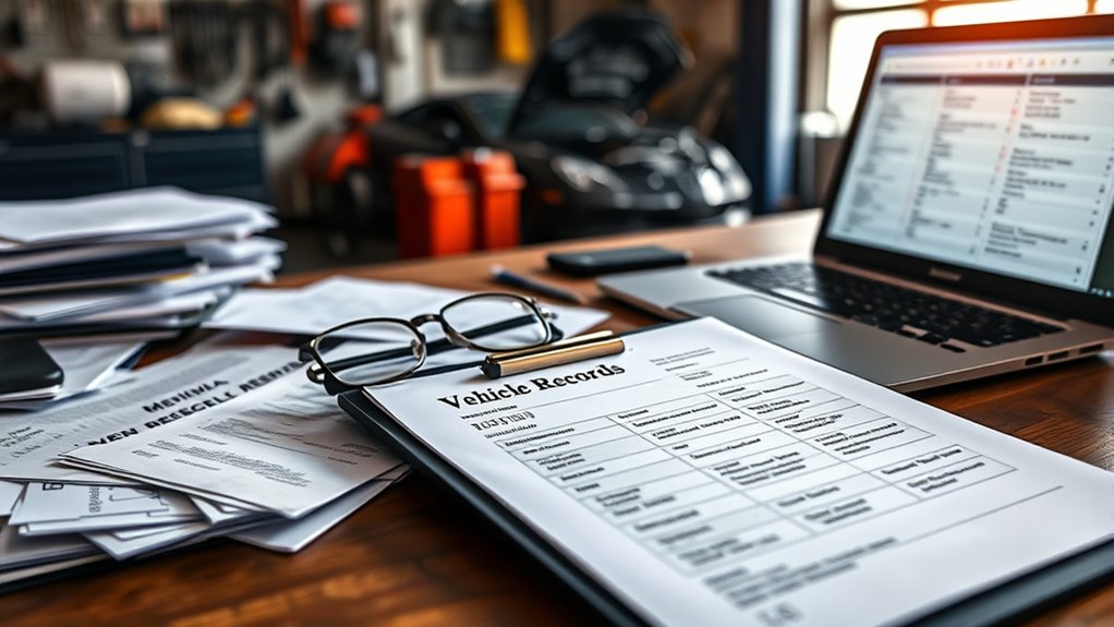gather vehicle documentation properly