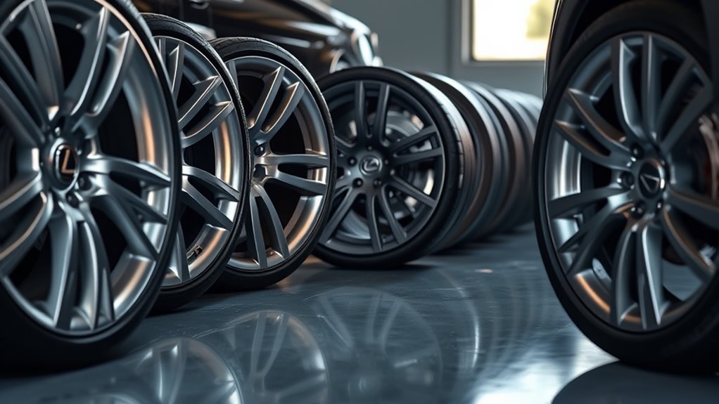 lexus wheel size specifications