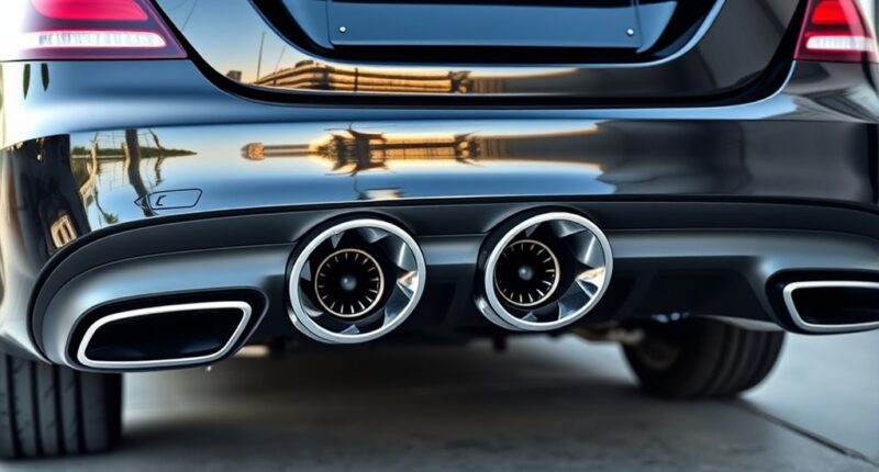 mercedes e class amg exhaust