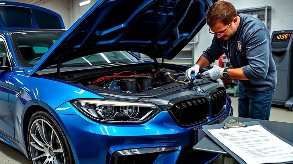 vehicle pre test inspection checklist