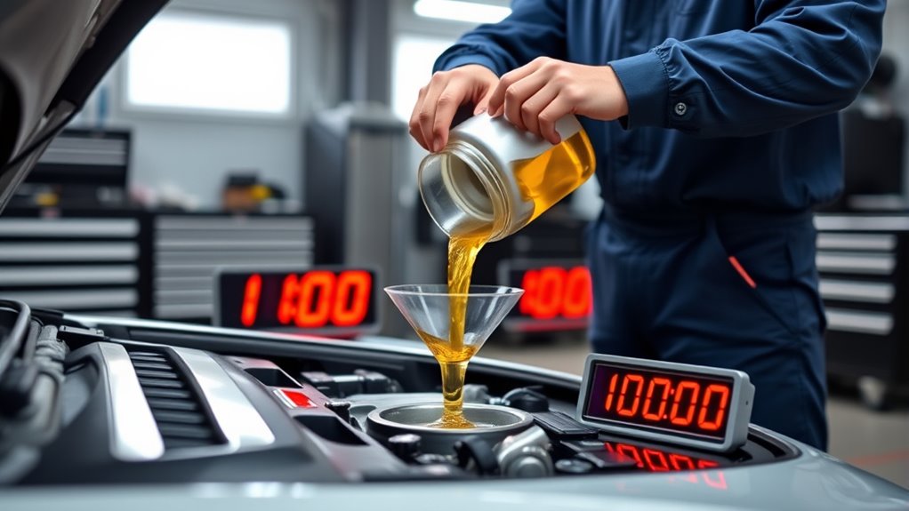 efficient precise oil change