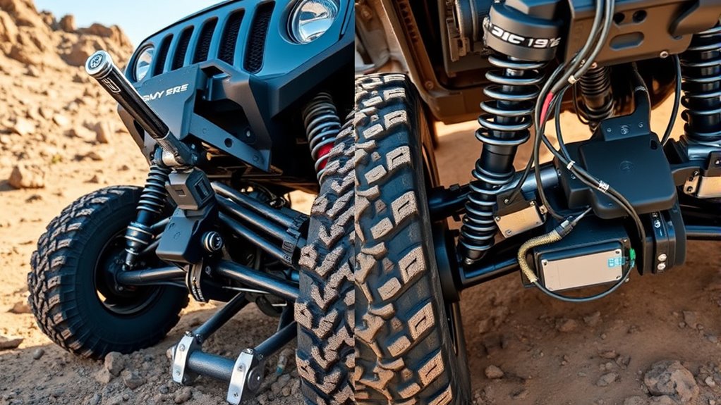 manual and electronic sway bar systems