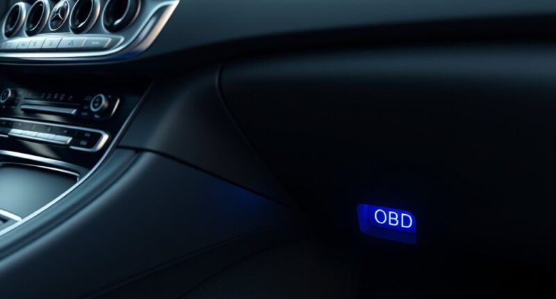 mercedes obd port security