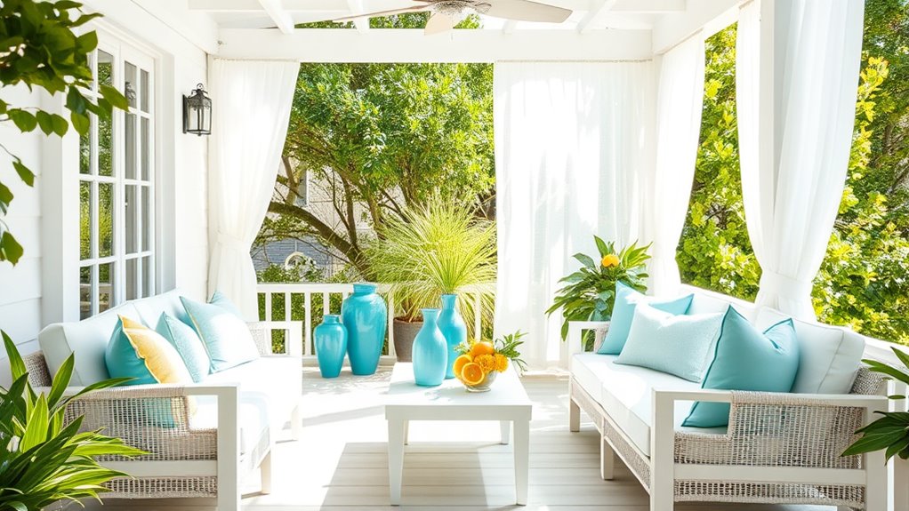 bright breezy coastal colors