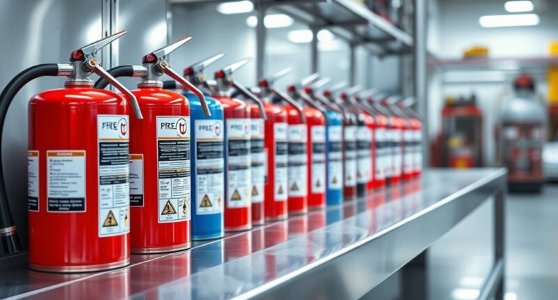 fire extinguisher type checklist