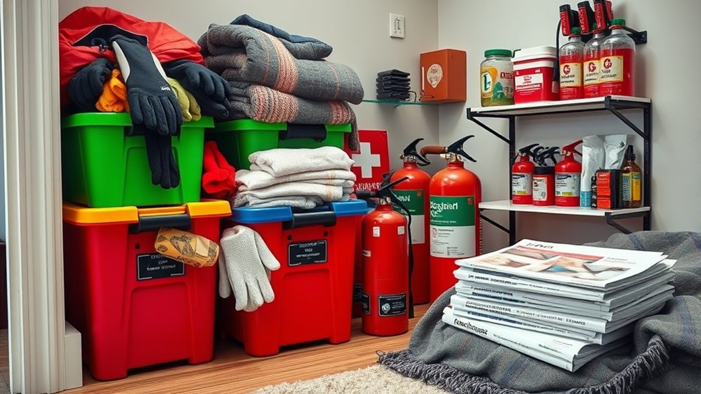 regularly update emergency supplies