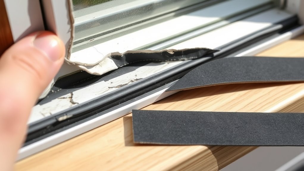 seal gaps around doors
