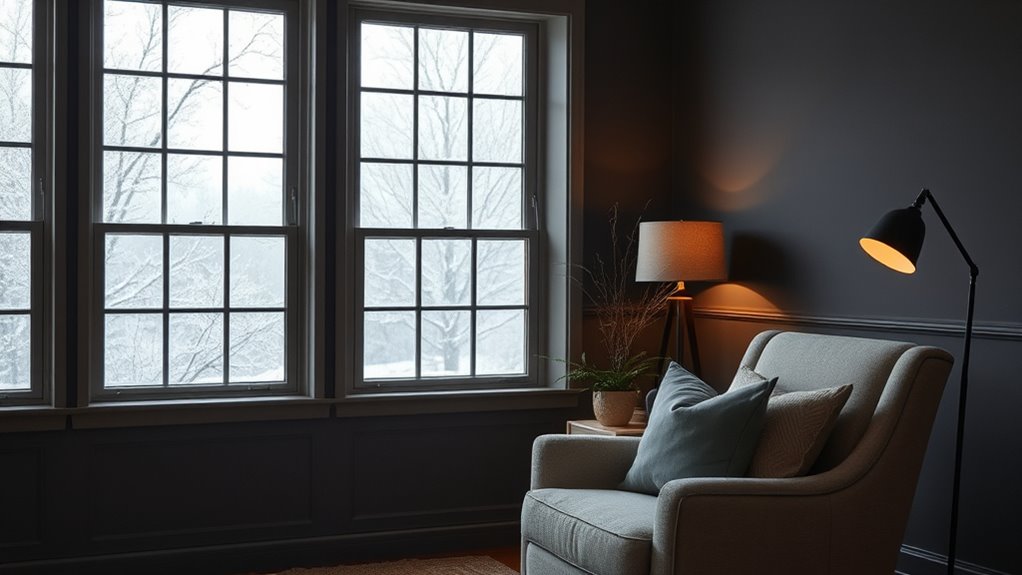 serene neutral winter palette