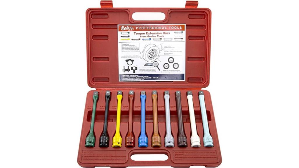 10 piece torque extension set