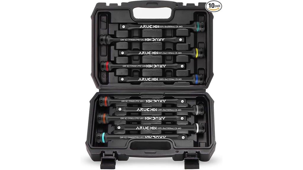 10 piece torque limiting extensions