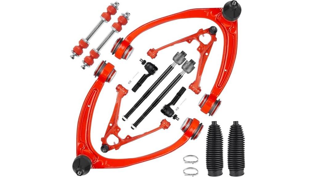 12 piece suspension control arm kit
