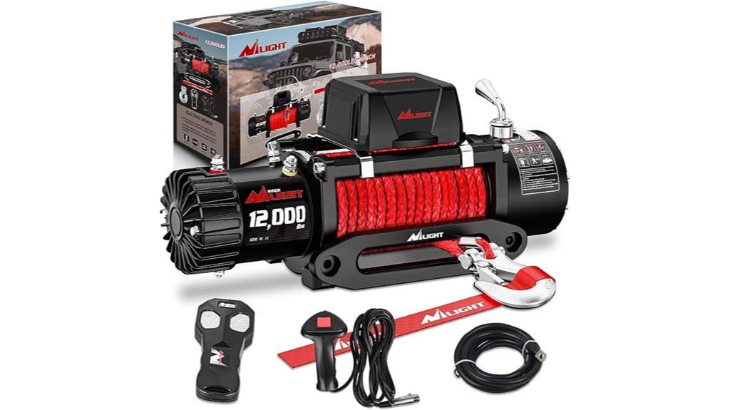 12v electric winch for offroad