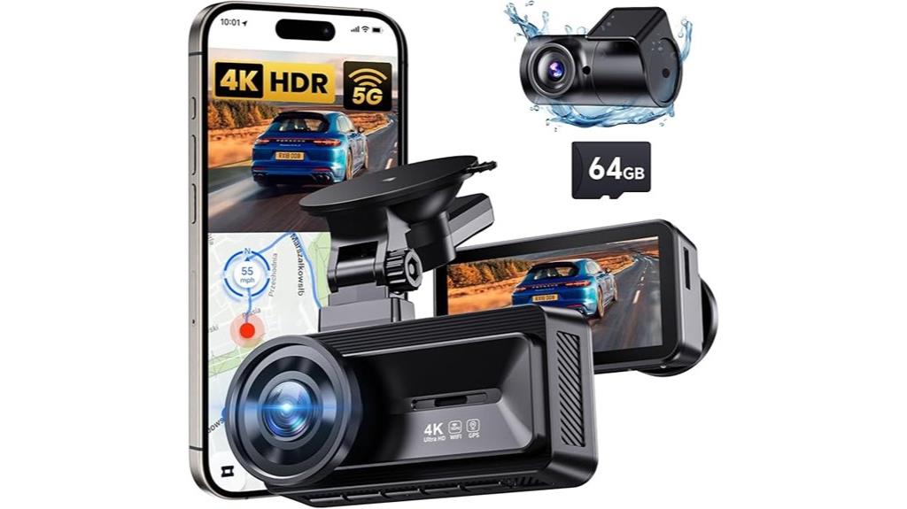 4k 1080p dual cameras